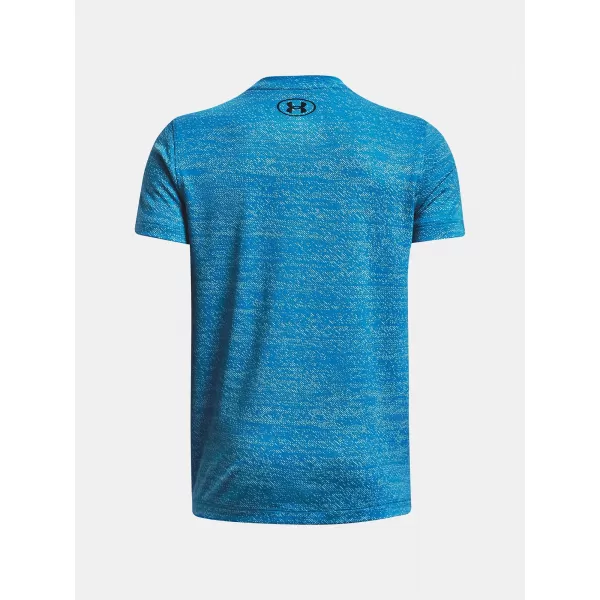  Fiú póló UNDER ARMOUR TECH VENT JACQUARD SS 1379939-466 KÉK 