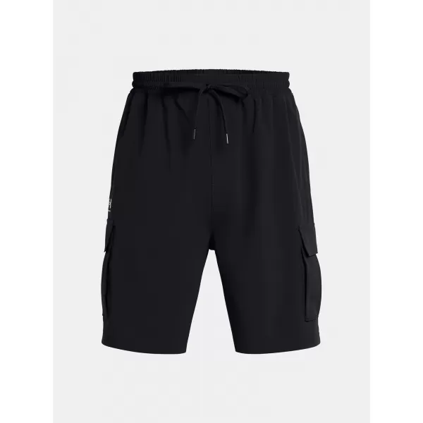  Férfi rövidnadrág UNDER ARMOUR VIBE WOVEN CARGO SHORT 1386560-001 FEKETE 