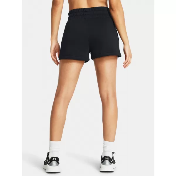  Női rövidnadrág UNDER ARMOUR ICON FLEECE BOXER SHORTS 1382725-001 FEKETE 