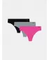 Női bugyi UNDER ARMOUR PURE STRETCH NS THONG (3KS) 1383893-652 RÓZSASZÍN