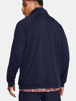 Férfi pulóver UNDER ARMOUR MIDLAYER QZ LB 1383254-410 KÉK