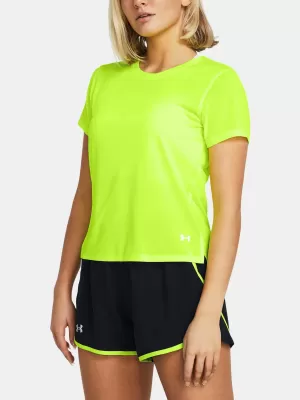 Női póló UNDER ARMOUR LAUNCH SHORTSLEEVE 1382434-731 ZÖLD