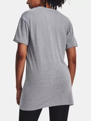 Női póló UNDER ARMOUR W EXTENDED SS NEW 1383429-035 SZÜRKE