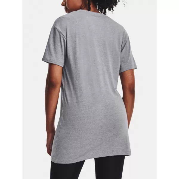  Női póló UNDER ARMOUR W EXTENDED SS NEW 1383429-035 SZÜRKE 