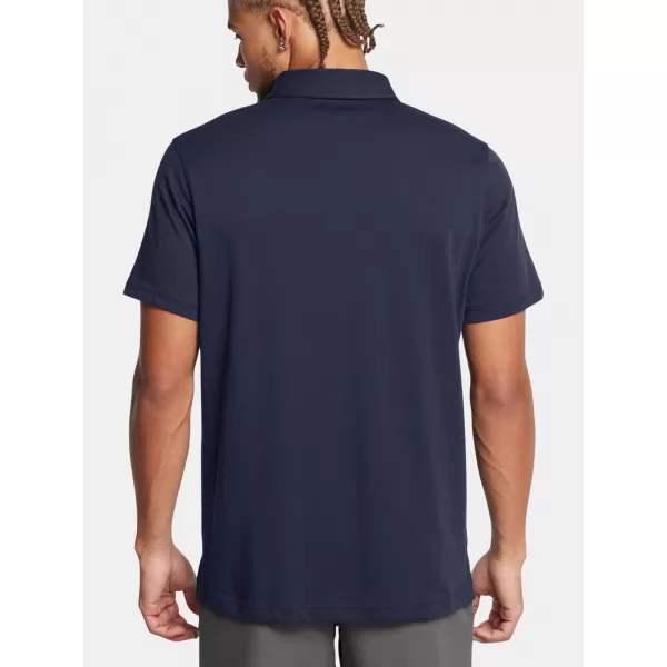  Férfi póló UNDER ARMOUR ICON POLO 1386608-410 KÉK 