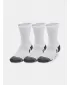 Zokni UNDER ARMOUR PERFORMANCE COTTON 3P MID 1379530-100 FEHÉR