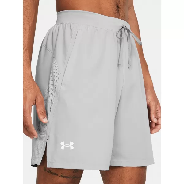  Férfi rövidnadrág UNDER ARMOUR LAUNCH 7 UNLINED SHORTS 1382622-011 SZÜRKE 