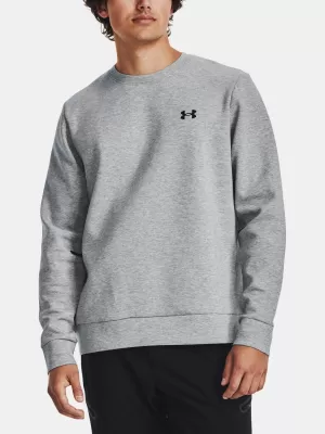 Férfi pulóver UNDER ARMOUR UNSTOPPABLE FLC CREW 1381688-011 SZÜRKE