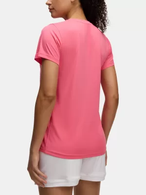 Női póló UNDER ARMOUR WS CH. TRAIN SS 1379603-672 RÓZSASZÍN