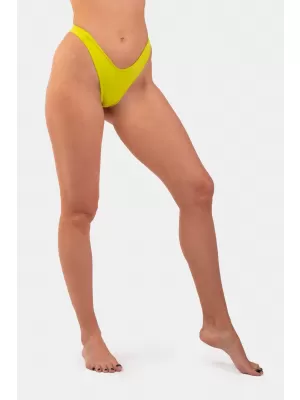 V-alakú bikinialsó, magas kivágással, 456 GREEN Nebbia