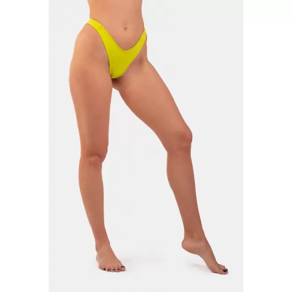  V-alakú bikinialsó, magas kivágással, 456 GREEN Nebbia 