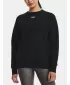 Női pulóver UNDER ARMOUR RIVAL FLEECE CREW 1379508-001 FEKETE