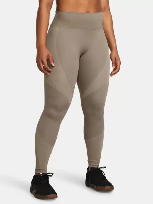 Női leggings UNDER ARMOUR VANISH ELITE SEAMLESS ANKLEG 1383550-200 BARNA