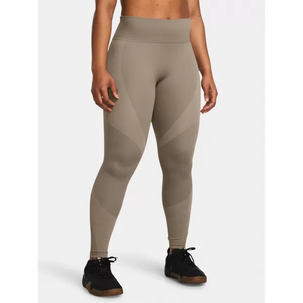  Női leggings UNDER ARMOUR VANISH ELITE SEAMLESS ANKLEG 1383550-200 BARNA 