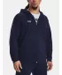 Férfi pulóver UNDER ARMOUR RIVAL FLEECE FZ HOODIE 1379767-410 KÉK