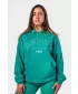 Oversize kapucnis pulóver GYM RAT 256 GREEN Nebbia