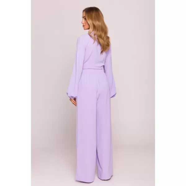  Női crop top MOE M861 LILA 