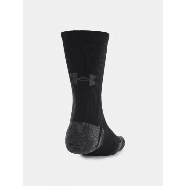  Zokni UNDER ARMOUR PERFORMANCE TECH CREW (3 PÁRY) 1379512-001 FEKETE 