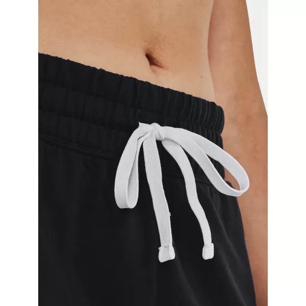  Női melegítőnadrág UNDER ARMOUR RIVAL TERRY GRAPHIC JOGR 1379437-001 FEKETE 