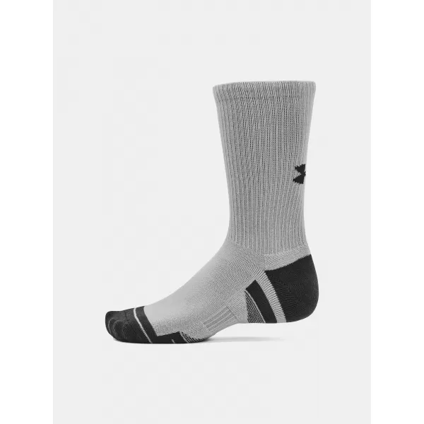  Zokni UNDER ARMOUR PERFORMANCE TECH CREW (3 PÁRY) 1379512-011 SZÜRKE 