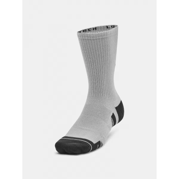  Zokni UNDER ARMOUR PERFORMANCE TECH CREW (3 PÁRY) 1379512-011 SZÜRKE 