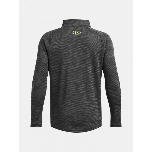  Fiú póló UNDER ARMOUR TECH TEXTURED 1/2 ZIP 1382791-025 SZÜRKE 