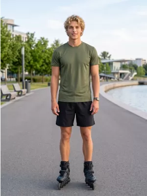 Férfi funkcionális ing ALTISPORT NoPrint NP/ALM421 KHAKI