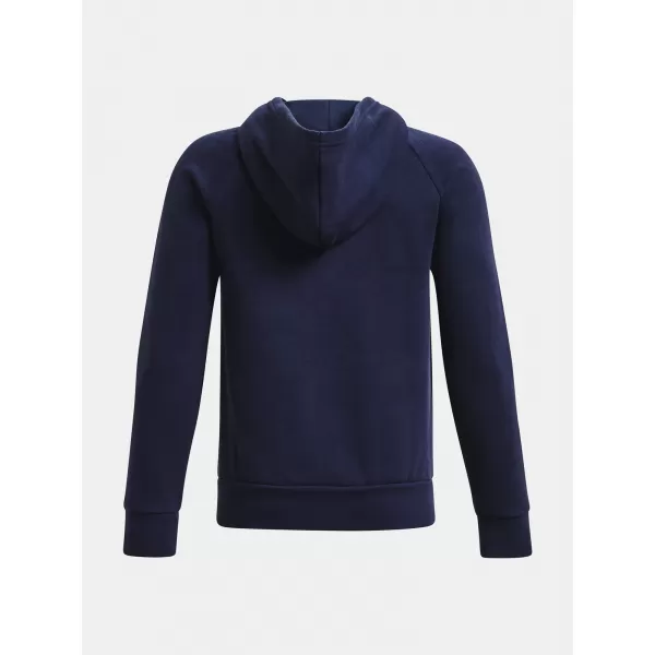 Fiú pulóver UNDER ARMOUR RIVAL FLEECE FZ HOODIE 1379794-410 KÉK 