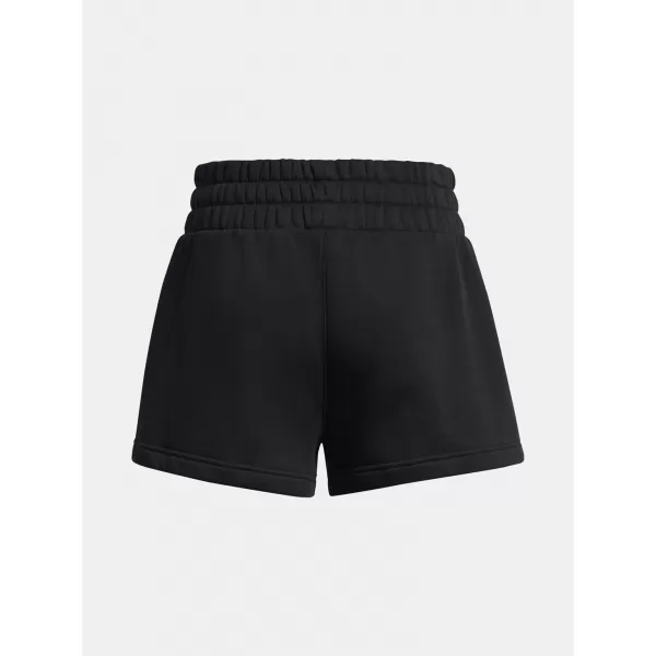  Női rövidnadrág UNDER ARMOUR ICON FLEECE BOXER SHORTS 1382725-001 FEKETE 