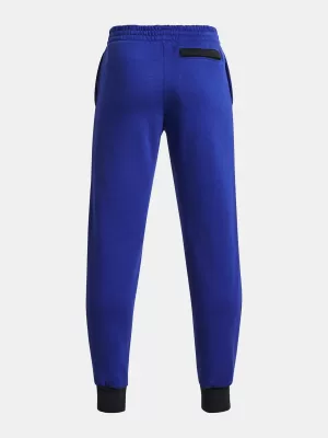 Fiú melegítőnadrág UNDER ARMOUR RIVAL FLEECE SCRIPT JGRS 1379789-400 KÉK