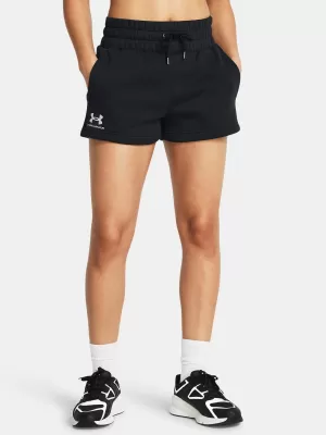 Női rövidnadrág UNDER ARMOUR ICON FLEECE BOXER SHORTS 1382725-001 FEKETE