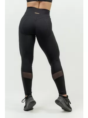 Női formáló push-up legging INTENSE szív alakú 843 BLACK/GOLD Nebbia