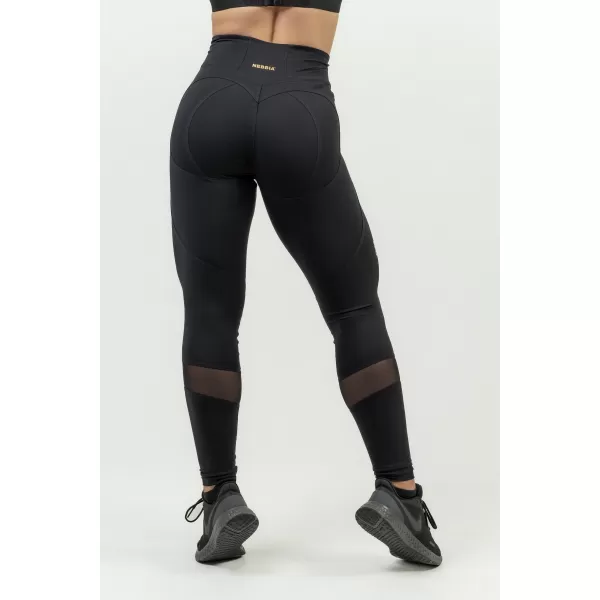  Női formáló push-up legging INTENSE szív alakú 843 BLACK/GOLD Nebbia 