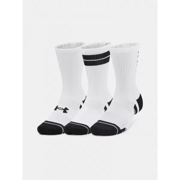  Zokni UNDER ARMOUR PERF TECH NOV CREW (3 PÁRY) 1379515-101 FEHÉR 