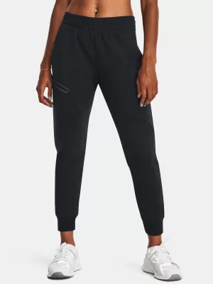 Női melegítőnadrág UNDER ARMOUR UNSTOPPABLE FLC JOGGER 1379846-001 FEKETE