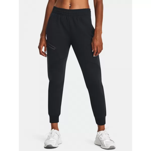  Női melegítőnadrág UNDER ARMOUR UNSTOPPABLE FLC JOGGER 1379846-001 FEKETE 