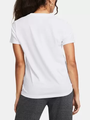 Női póló UNDER ARMOUR CAMPUS CORE SS 1383648-100 FEHÉR