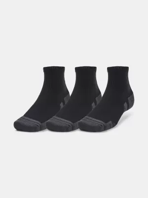 Zokni UNDER ARMOUR PERFORMANCE TECH QTR (3 PÁRY) 1379510-001 FEKETE