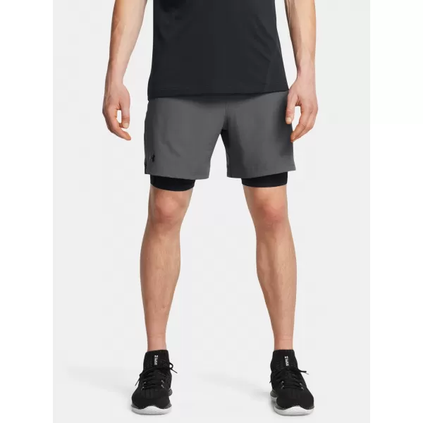  Férfi rövidnadrág UNDER ARMOUR VANISH WOVEN 2IN1 STS 1373764-025 SZÜRKE 