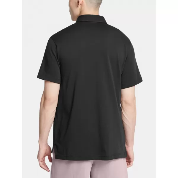  Férfi póló UNDER ARMOUR ICON POLO 1386608-001 FEKETE 
