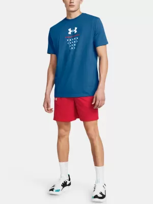 Férfi rövidnadrág UNDER ARMOUR BASELINE SHORT 1383389-600 PIROS