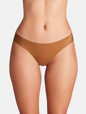 Női tanga UNDER ARMOUR PURE STRETCH NS THONG 1383893-600 BARNA