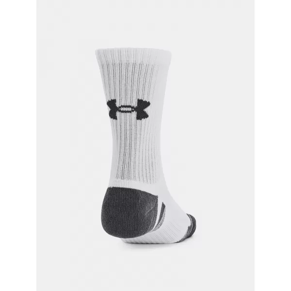  Zokni UNDER ARMOUR PERFORMANCE COTTON 3P MID 1379530-100 FEHÉR 