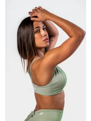 Sportmelltartó közepes alátámasztással TWIST-KNOT 423 LIGHT GREEN Nebbia