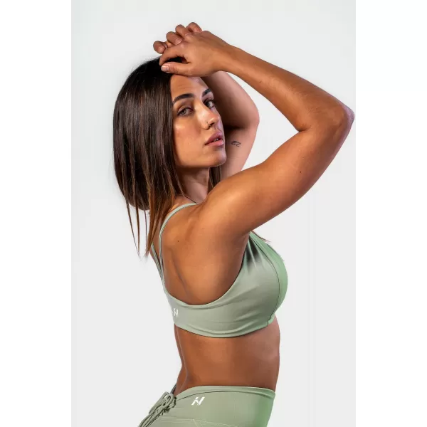  Sportmelltartó közepes alátámasztással TWIST-KNOT 423 LIGHT GREEN Nebbia 