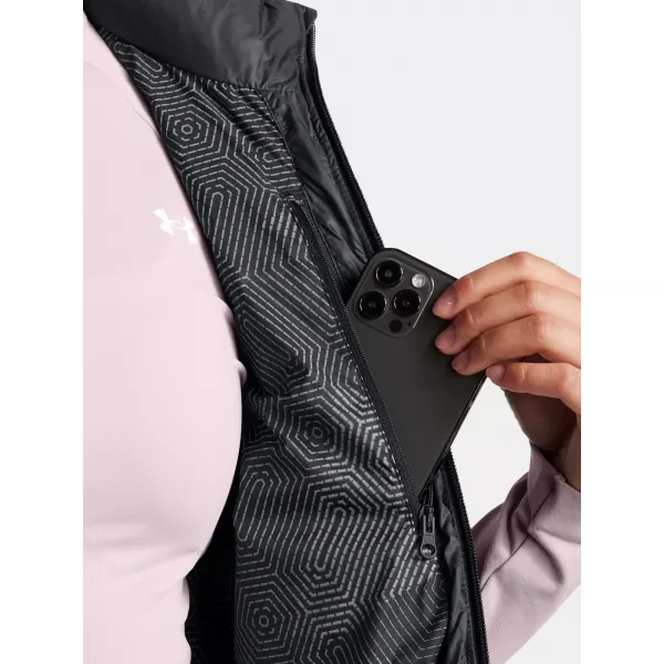  Női mellény UNDER ARMOUR LEGEND DOWN VEST 1385853-001 FEKETE 