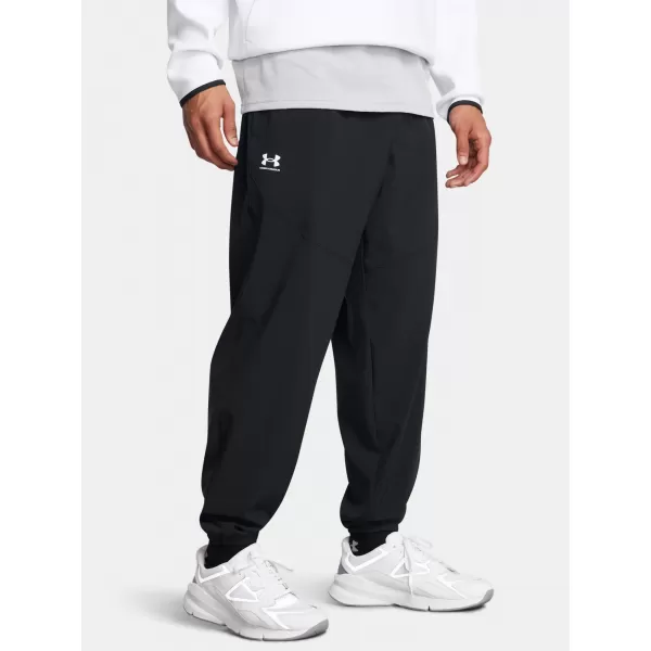  Férfi melegítőnadrág UNDER ARMOUR VIBE WOVEN JOGGER 1386557-001 FEKETE 