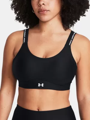 Női melltartó UNDER ARMOUR INFINITY MID 2.0 RIB BRA 1385433-001 FEKETE