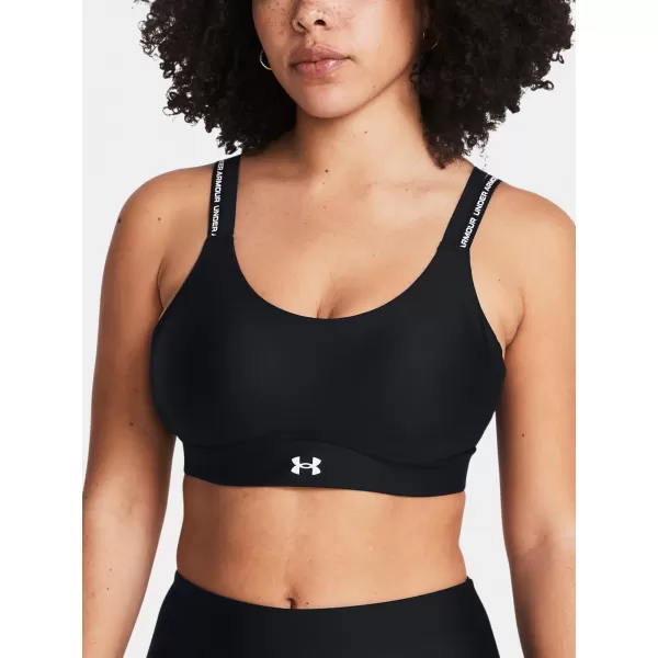  Női melltartó UNDER ARMOUR INFINITY MID 2.0 RIB BRA 1385433-001 FEKETE 