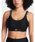 Női melltartó UNDER ARMOUR INFINITY MID 2.0 RIB BRA 1385433-001 FEKETE